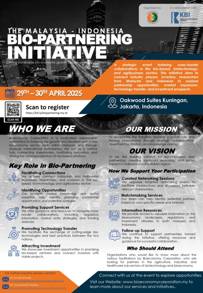 BioPartnering Malaysia - Indonesia 2025