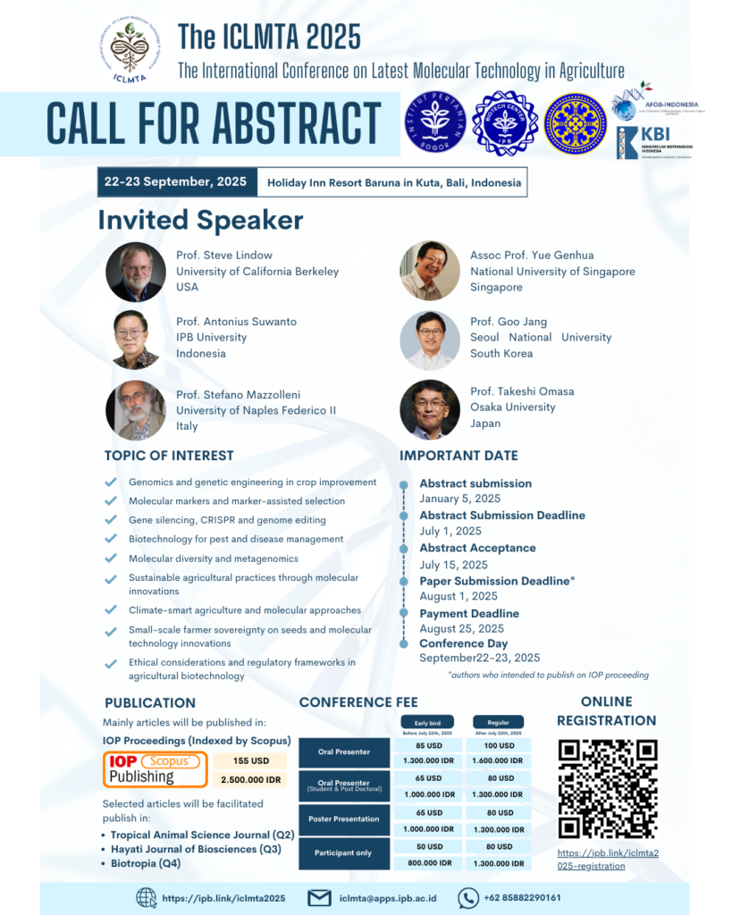 Call for Abstract ICLMTA 2025